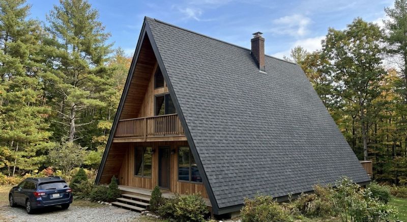 A Frame Roof Installation in Manahawkin, NJ