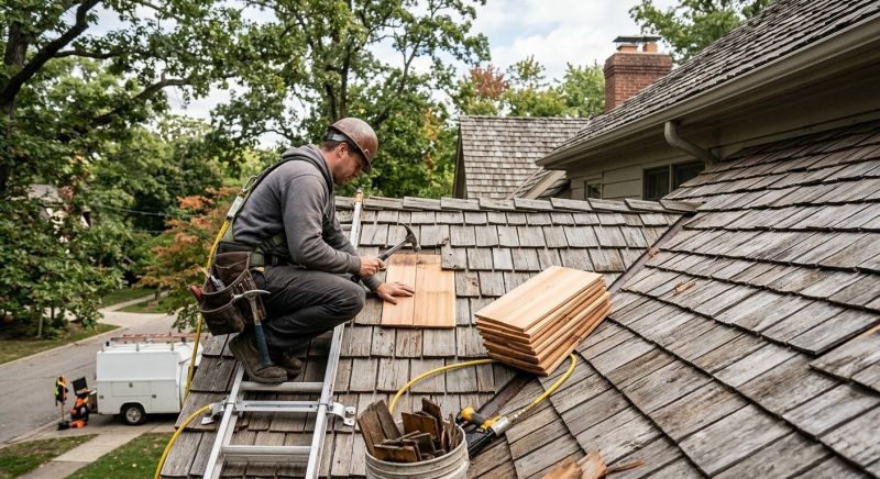 Cedar Shake Roof Repair in Waretown, NJ