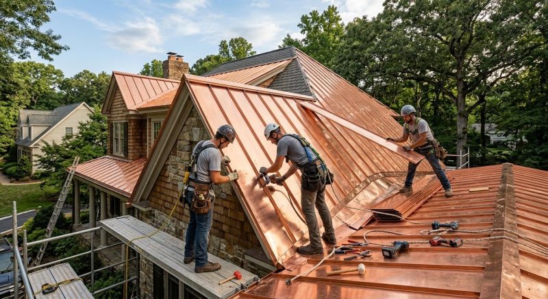 Copper Roof Installation in Manahawkin, NJ