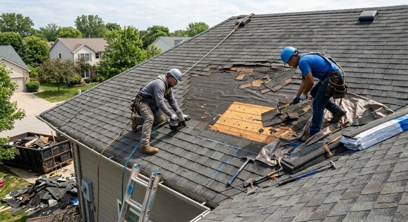 Damaged Roof Repair in Barnegat, NJ