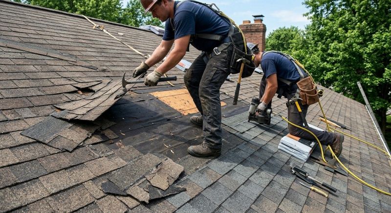 Damaged Roof Repair in Barnegat, NJ