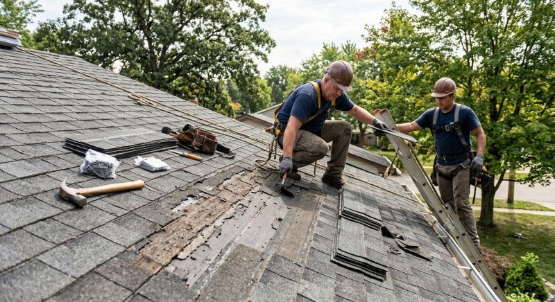Damaged Roof Repair in Toms River, NJ