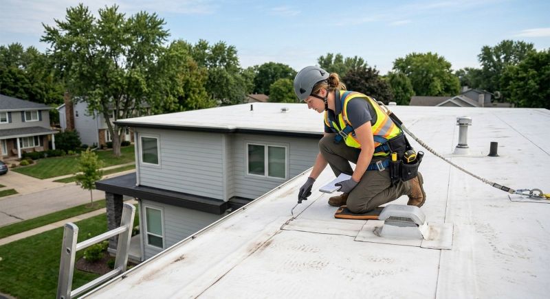 Flat Roof Inspection in Manahawkin, NJ
