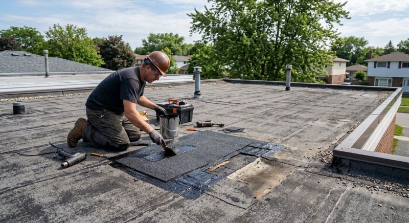 Flat Roof Repair in New Gretna, NJ