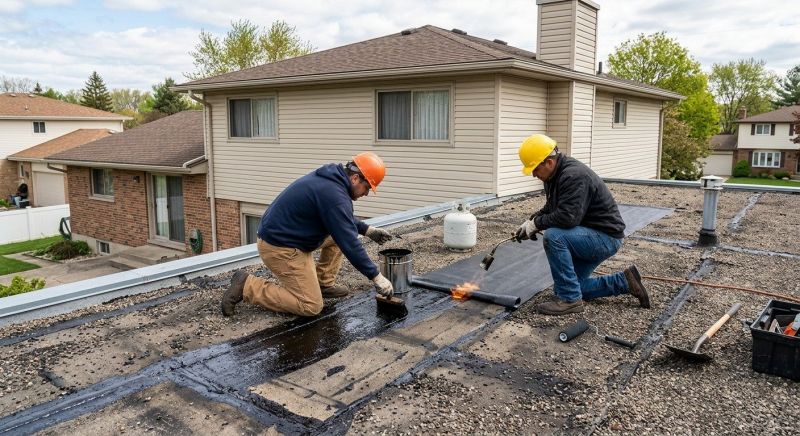 Flat Roof Tar Repair in Manahawkin, NJ
