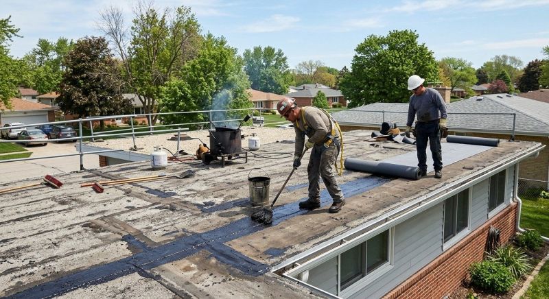 Flat Roof Tar Repair in Manahawkin, NJ