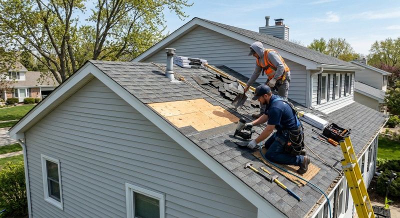 House Roof Repair in Toms River, NJ