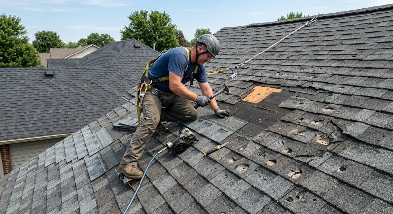 House Roof Repair in Toms River, NJ