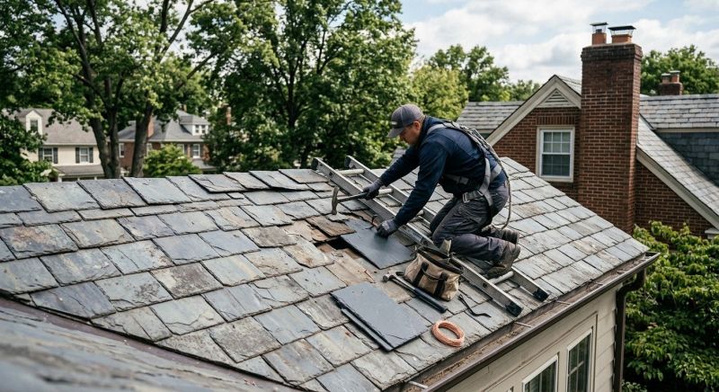 Slate Shingles Repair in Manahawkin, NJ