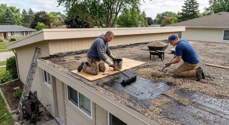Tar And Gravel Roof Repair in Manahawkin, NJ
