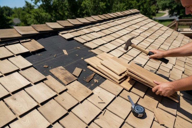 Wood Shake Roof Repair in Tuckerton, NJ