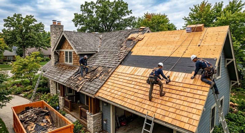 Wood Shake Roof Replacement in Manahawkin, NJ