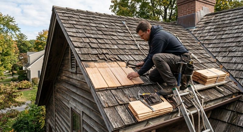 Wood Shingles Repair in Tuckerton, NJ